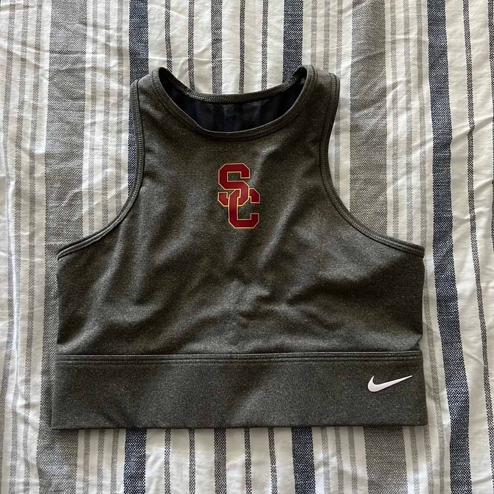 USC Trojans Nike Athletic Sports Bra size Medium